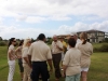 Borad members golf pep rally